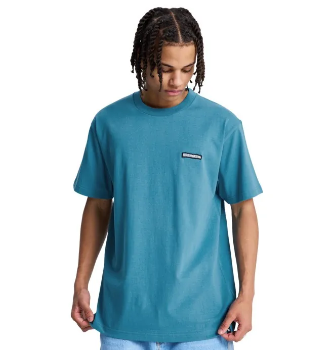 Patch It - Camiseta de manga corta para hombre - Camiseta de manga corta Azul hombre