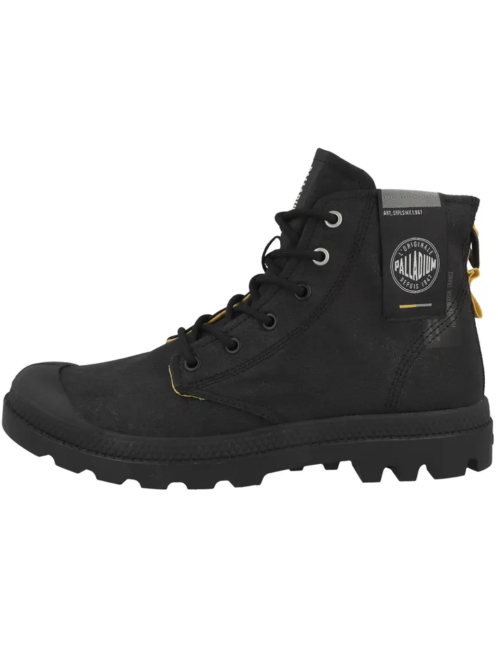Palladium Botines con cordones 'Pampa Surplus'  amarillo / negro