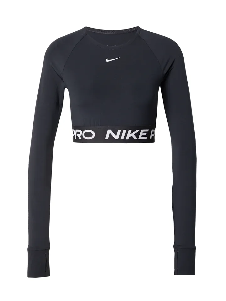 NIKE Camiseta funcional 'Pro'  negro / blanco