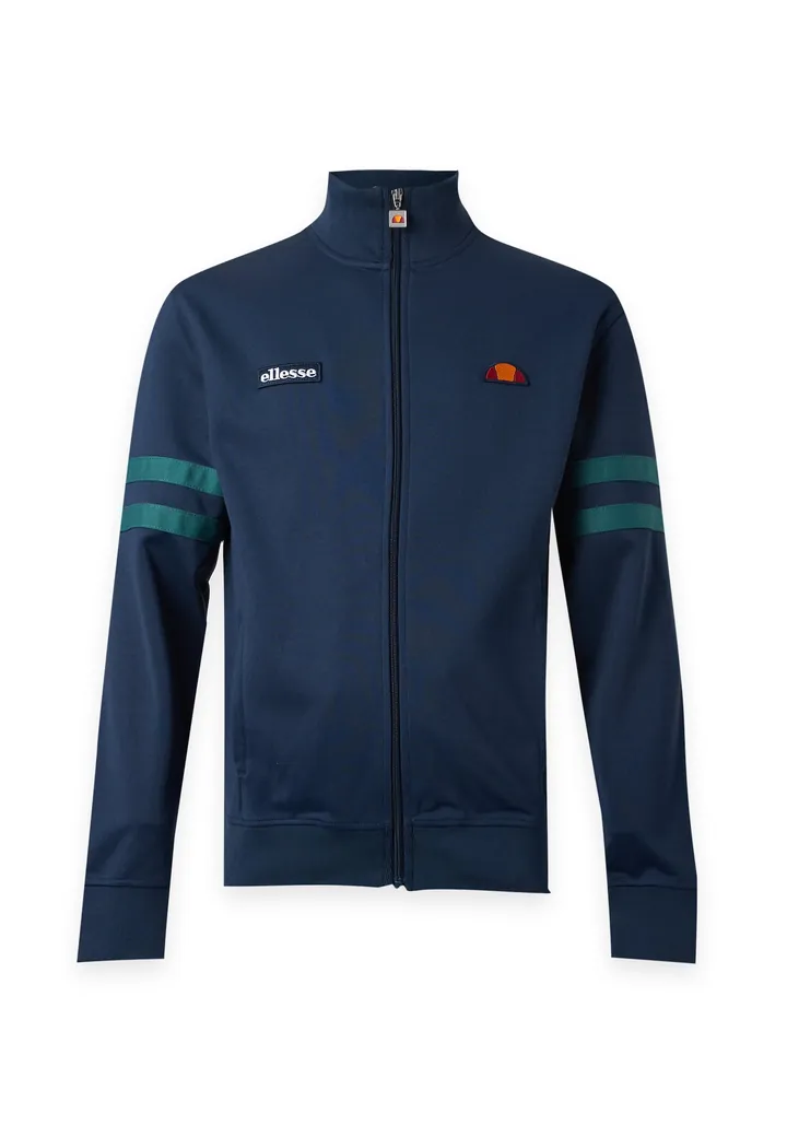 ELLESSE Sudadera con cremallera 'Roma'  navy / esmeralda / rojo / blanco
