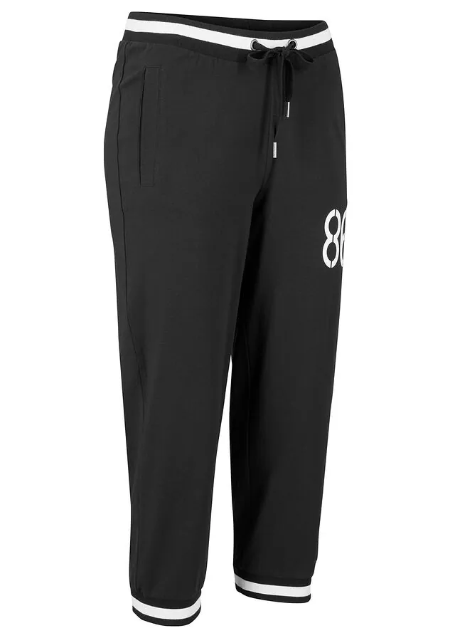 Pantalón de chándal 3/4 de mezcla de algodón