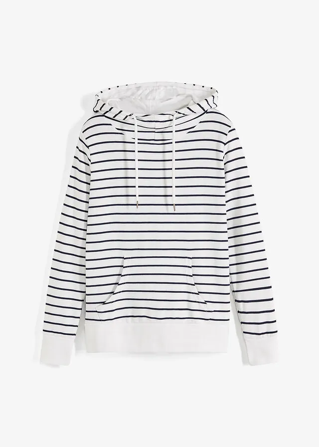 Sudadera con capucha de mezcla de algodón
