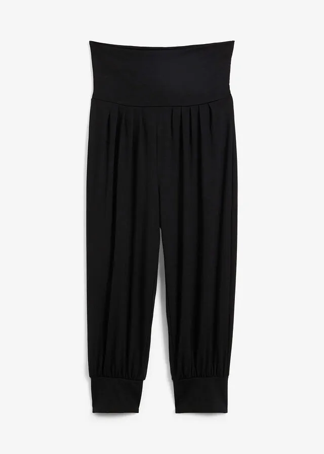 Pantalón bombacho con largo capri