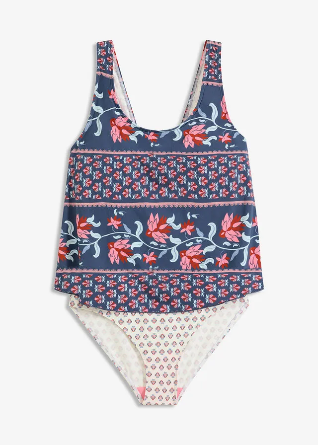 Bañador con aspecto de tankini