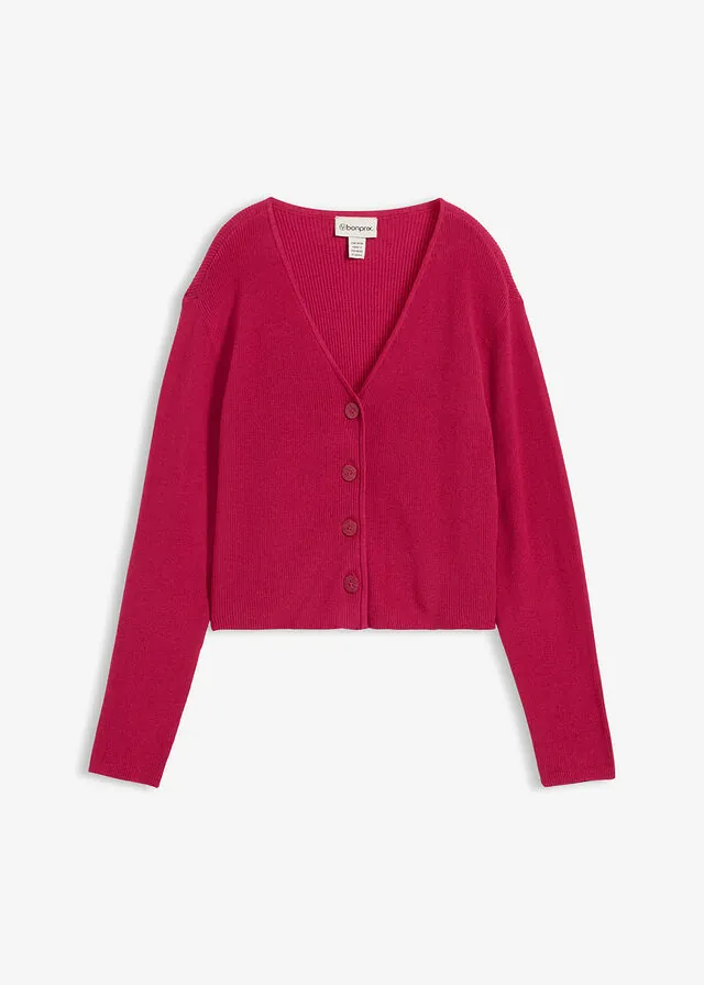 Chaqueta corta de punto de algodón orgánico puro