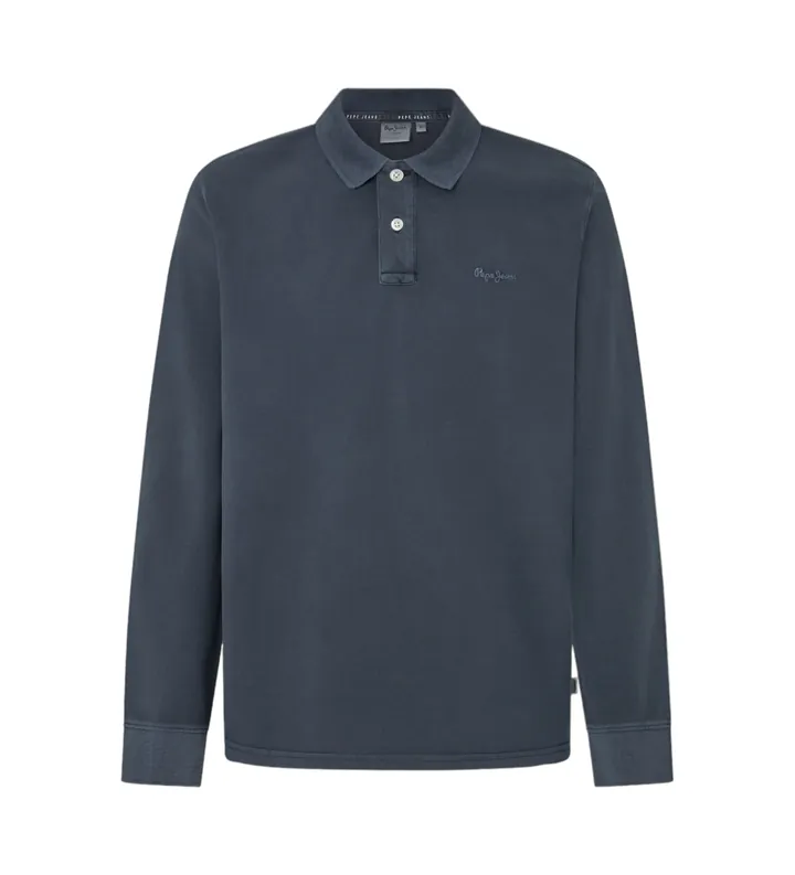 Pepe Jeans para hombre. PM542213 Polo New Oliver Gd Ls marino (L), Casual, Manga larga, Sostenible