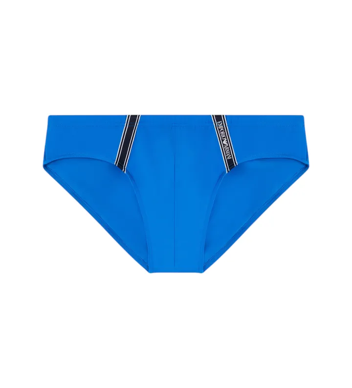 Emporio Armani para hombre. EM000570_AF20426 Slip Beachwear azul (L), Nylon