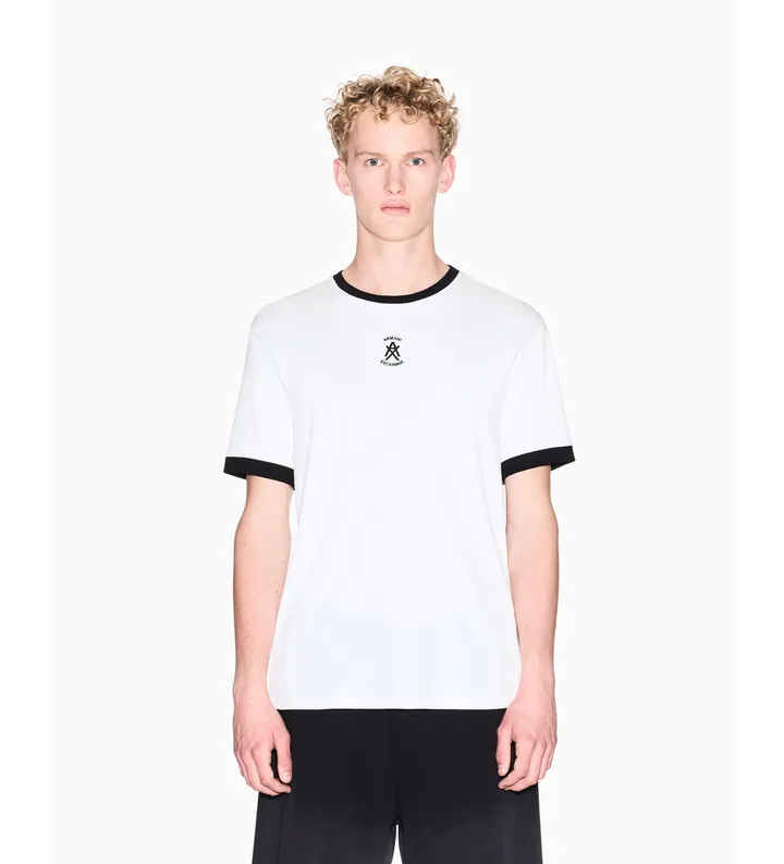 A|X Armani Exchange para hombre. XM002072AF19963U0009 Camiseta essential blanco (M), Casual, Algodón, Manga corta