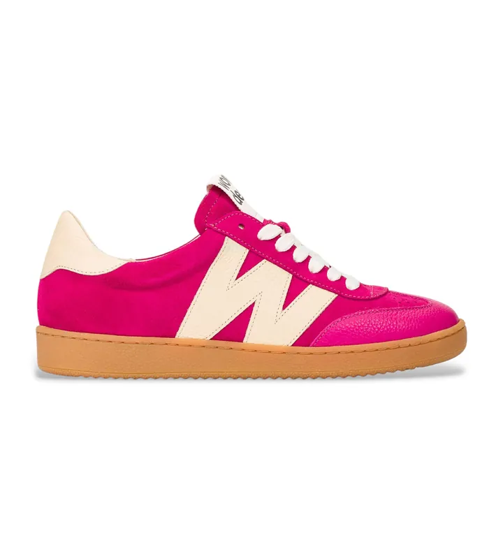 Wonders para mujer. AP-2001 Zapatillas Nubia rosa (36), Plano, Cordones, Casual