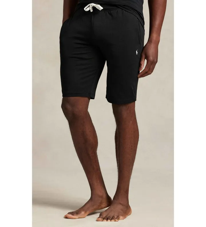 Polo Ralph Lauren para hombre. 714844761002 Pantalón de pijama de punto de algodón negro (L), Homewear