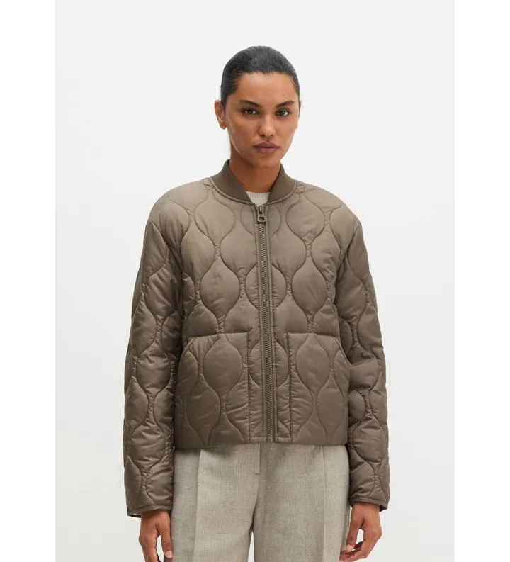 Marc O'Polo para mujer. 5000011885 Chaqueta acolchada MOP x Function taupe (34), Casual, Poliéster