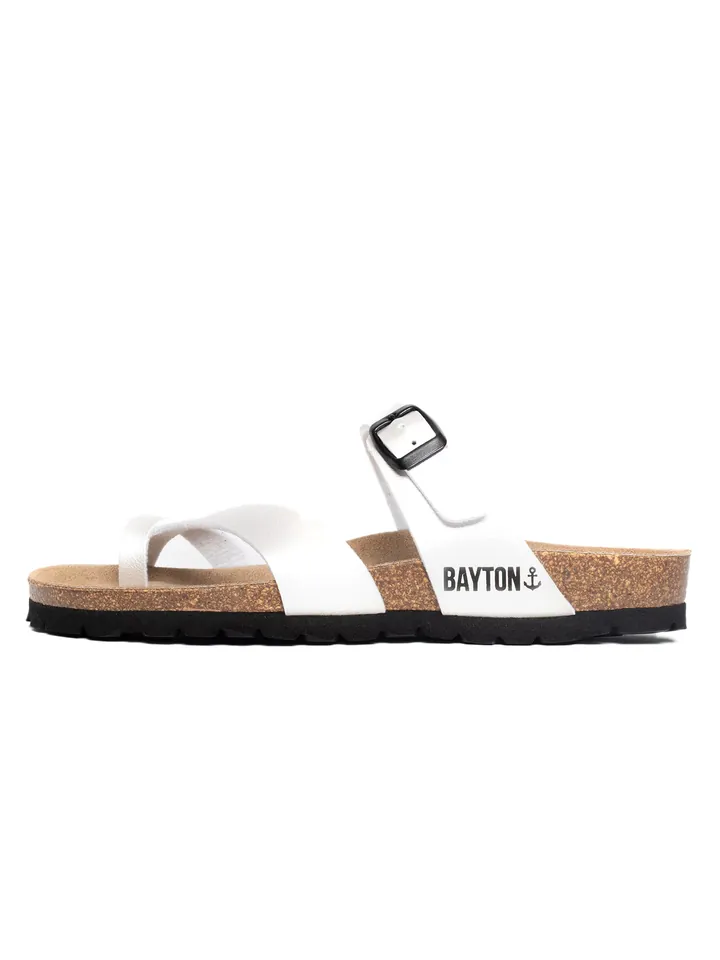 Bayton Zapatos abiertos 'Diane'  negro / blanco