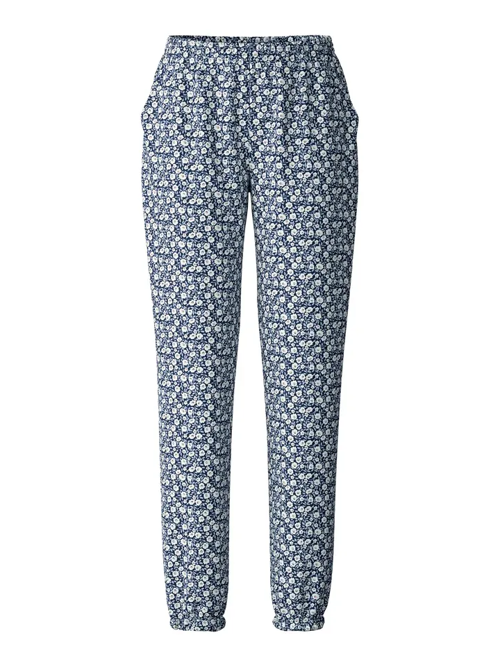 CALIDA Pantalón de pijama azul claro / azul oscuro / blanco