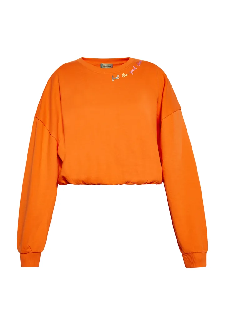 ebeeza Sudadera amarillo / verde / naranja / rosa