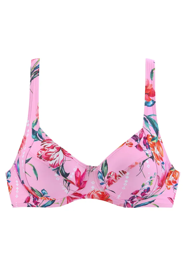 SUNSEEKER Top de bikini  mezcla de colores / rosa claro