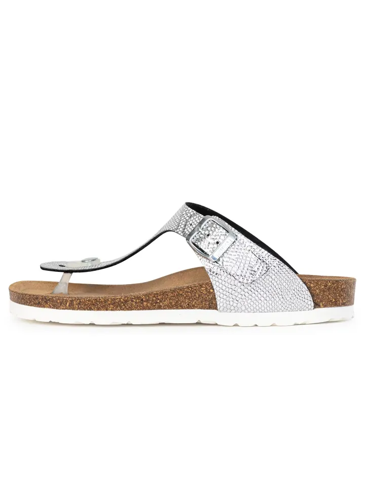 Bayton Zapatos abiertos 'Mercure' plata