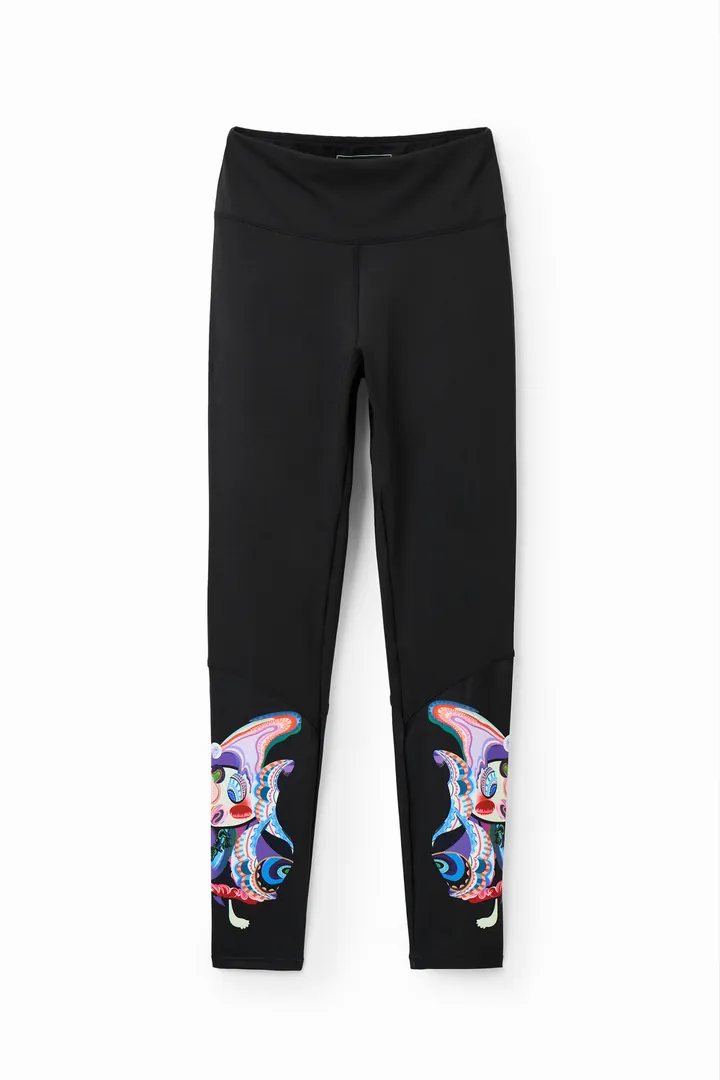 Desigual, Leggings M. Christian Lacroix, Negro, M