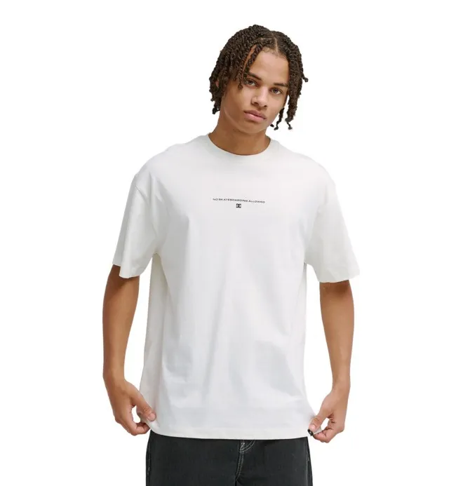 No Skateboard Allowed - Camiseta de manga corta Blanco Hombre