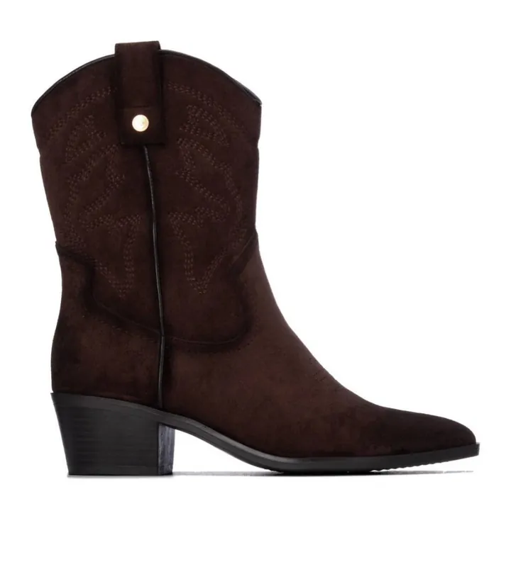 Xti para mujer. 14430704-MARRON Botines 144307 marrón (36), 3 a 5cm, Ninguno, Casual