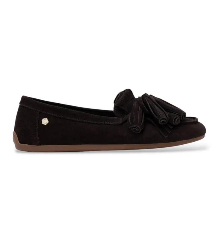 Carmela para mujer. 16414601-MARRON Mocasines de Piel 164146 marrón (36), Plano, Serraje, Ninguno, Casual