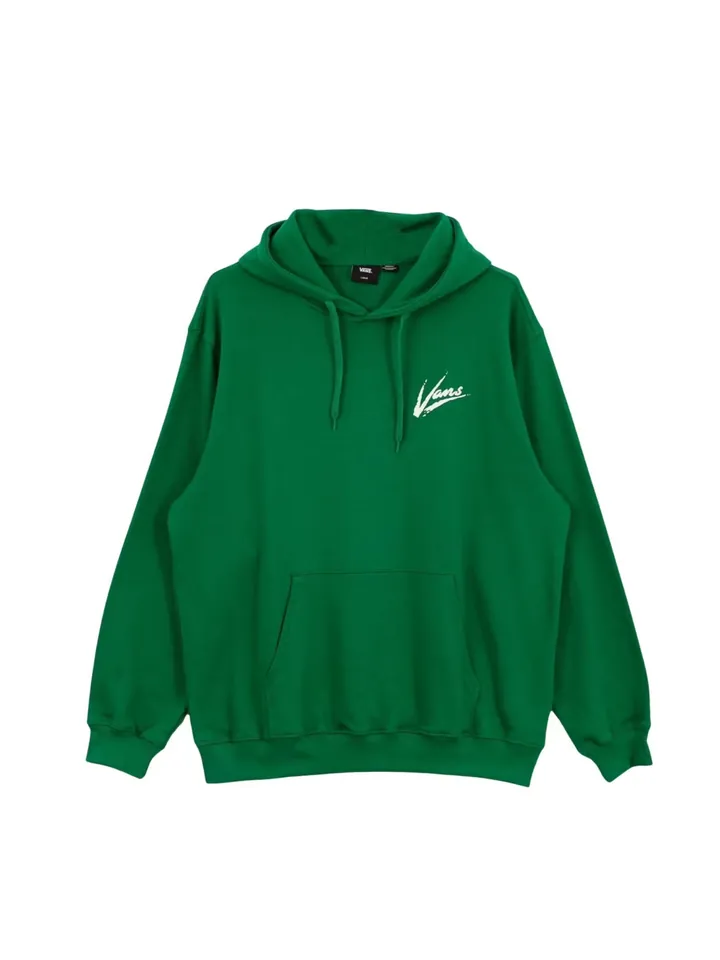 VANS Sudadera 'BRUSH SCRIPT' verde oscuro