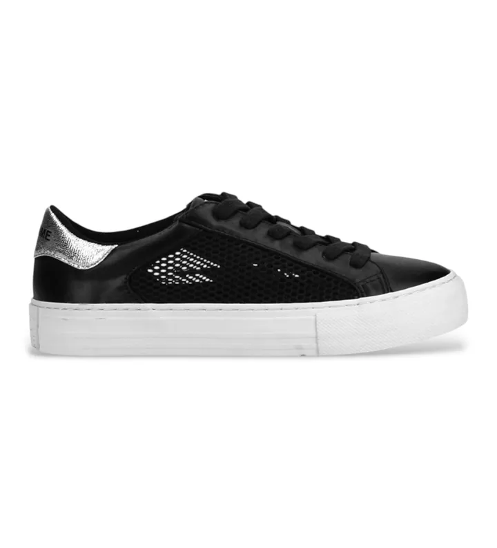 NO NAME para mujer. KNGBJO0 Zapatillas Arcade negro (36), Tela, Plano, Cordones, Casual