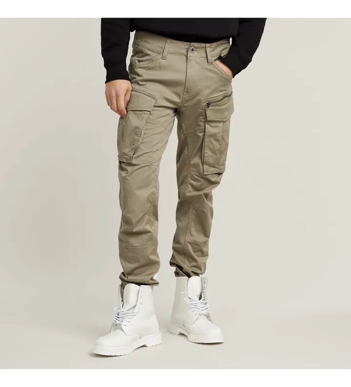 G-Star para hombre. D02190-5126-239 Pantalón Rovic 3D Regular Tapered beige (30/32), Casual, Algodón