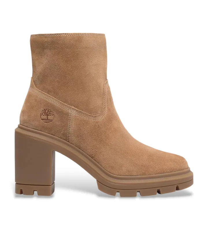 Timberland para mujer. TB0A26WAEIZ1 Botines de piel Allington marrón (39 W), 8 a 10cm, Cremallera, Casual, Sostenible