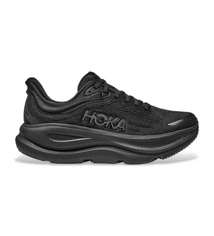 HOKA para mujer. 1162012 Zapatillas Bondi 9 negro (36), 1 a 3cm, Cordones, Deportivo, Running, Multideporte