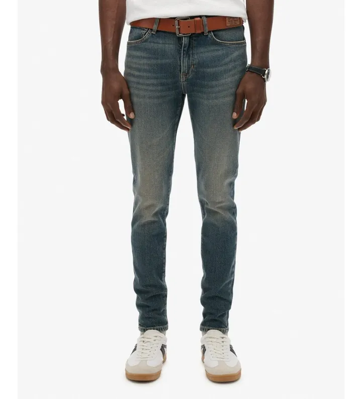 Superdry para hombre. M7011420A Jeans Skinny Vintage azul (30/32), Casual, Algodón, Denim