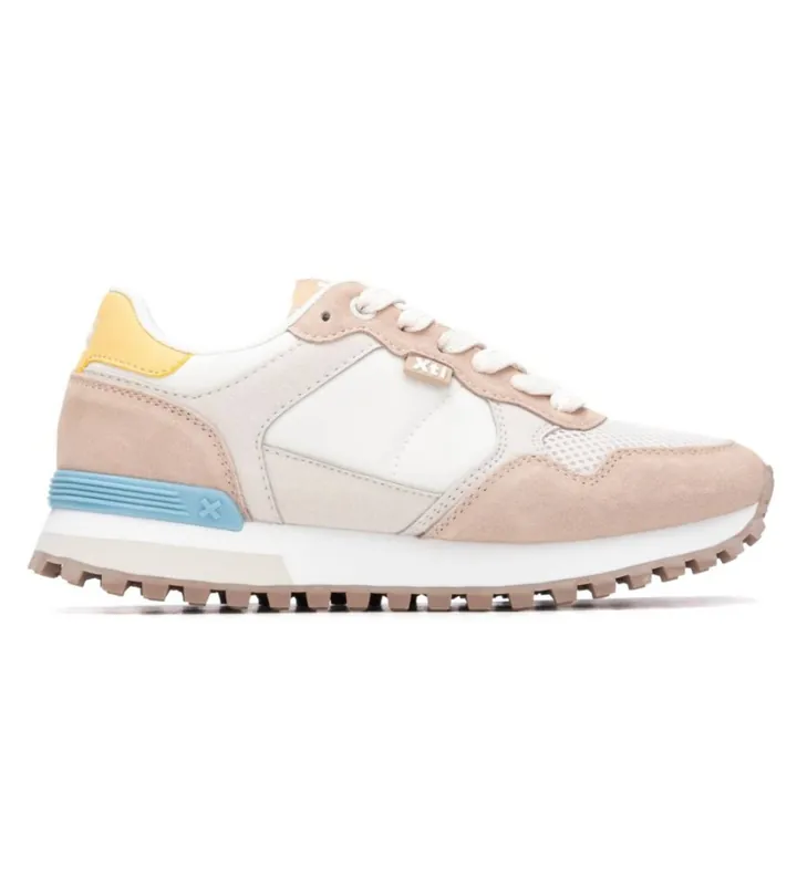 Xti para mujer. 14505008-BEIGE Zapatillas 145050 beige (36), Plano, Cordones, Casual