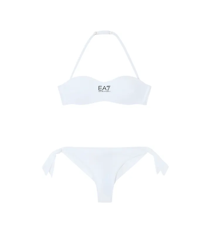 EA7 para mujer. 7W000319_AF20663 Bikini Silueta blanco (L), Beachwear, Poliamida