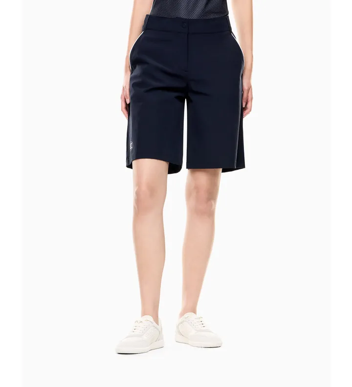 EA7 para mujer. 7W000905_AF12944 Shorts Golf Pro marino (M), Casual, Deportivo, Multideporte, Poliamida