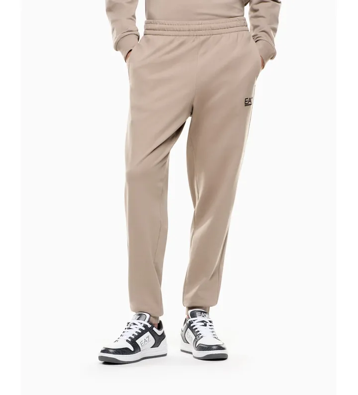 EA7 para hombre. 8NPP66_PJVRZ Pantalón Core Identity marrón (3XL), Casual, Deportivo, Algodón, Running, Tenis/Padel, Multideporte