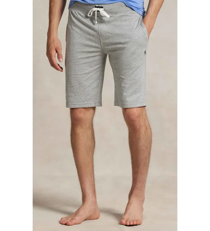 Polo Ralph Lauren para hombre. 714844761001 Pantalón de pijama de punto de algodón gris (L), Homewear