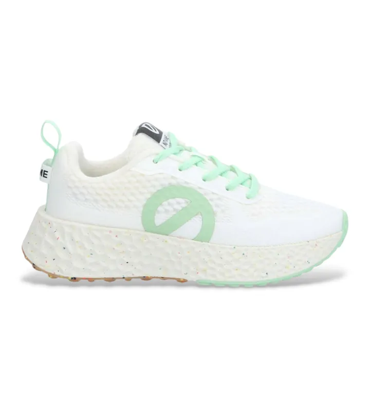 NO NAME para mujer. LNVDMS0 Zapatillas Carter Fly blanco (36), Piel, Plano, Cordones, Casual