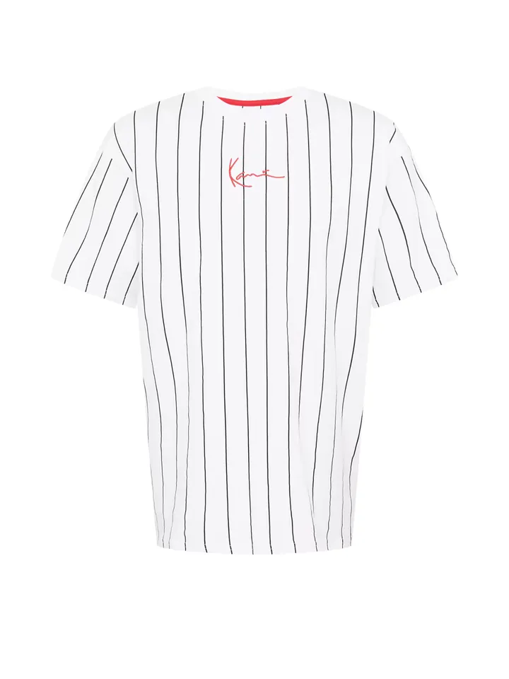 Karl Kani Camiseta rojo / negro / blanco