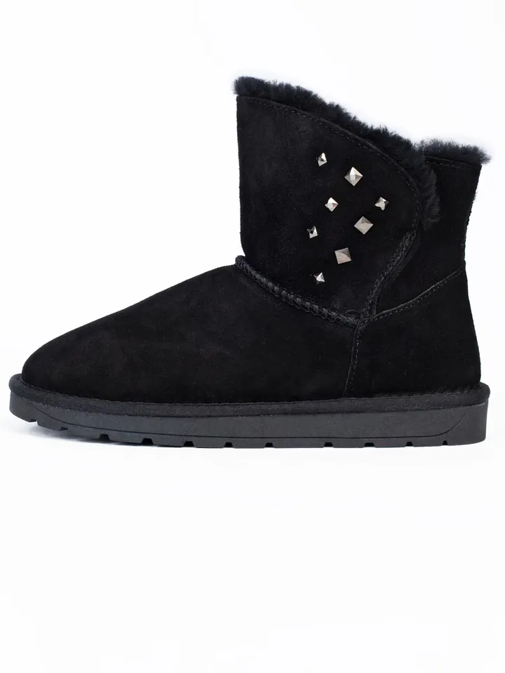 Gooce Botas de nieve 'Suzie' negro / plata