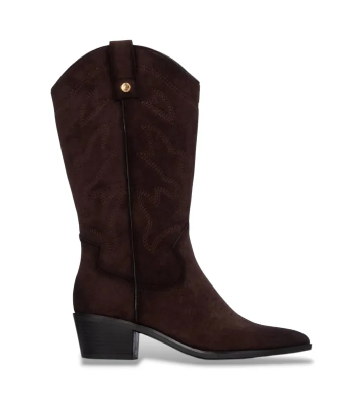 Xti para mujer. 14430804-MARRON Botas 144308 marrón (35), 3 a 5cm, Cremallera, Casual