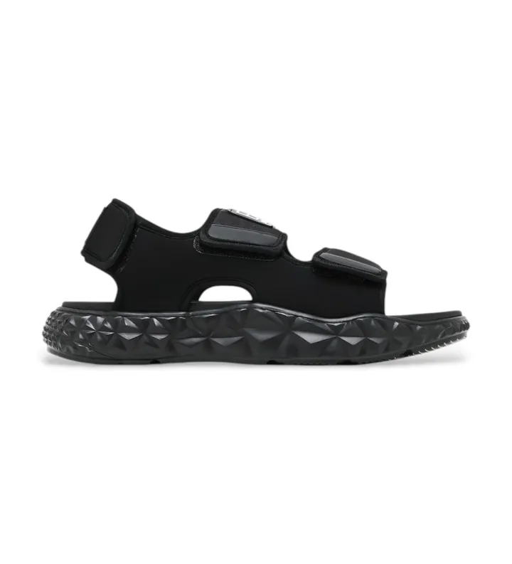 EA7 unisex. 7X000667_AF23654 Sandalias Water Kombat negro (45), Tela, Plano, Velcro, Casual, Beachwear