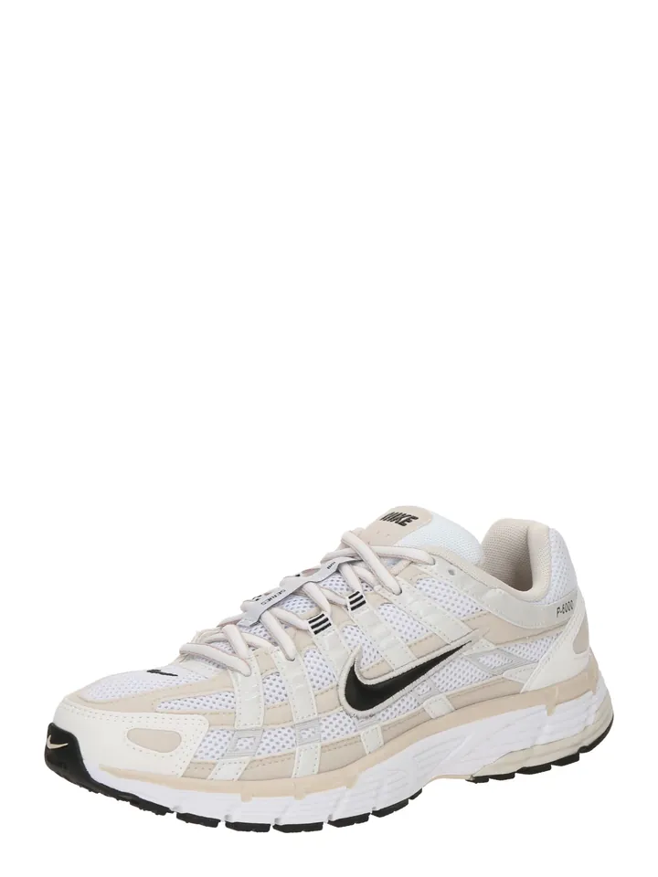 Nike Sportswear Zapatillas deportivas bajas 'P-6000'  beige / negro / offwhite