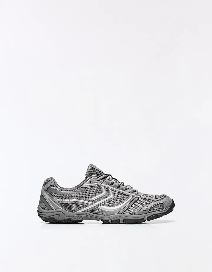 Bershka Deportivo Barefoot Hombre 39 Gris