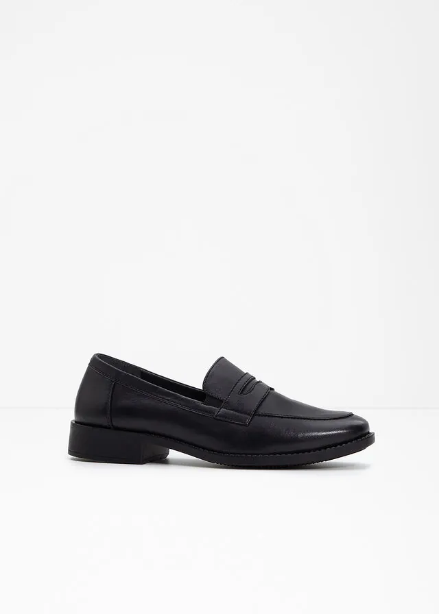 Mocasín de piel