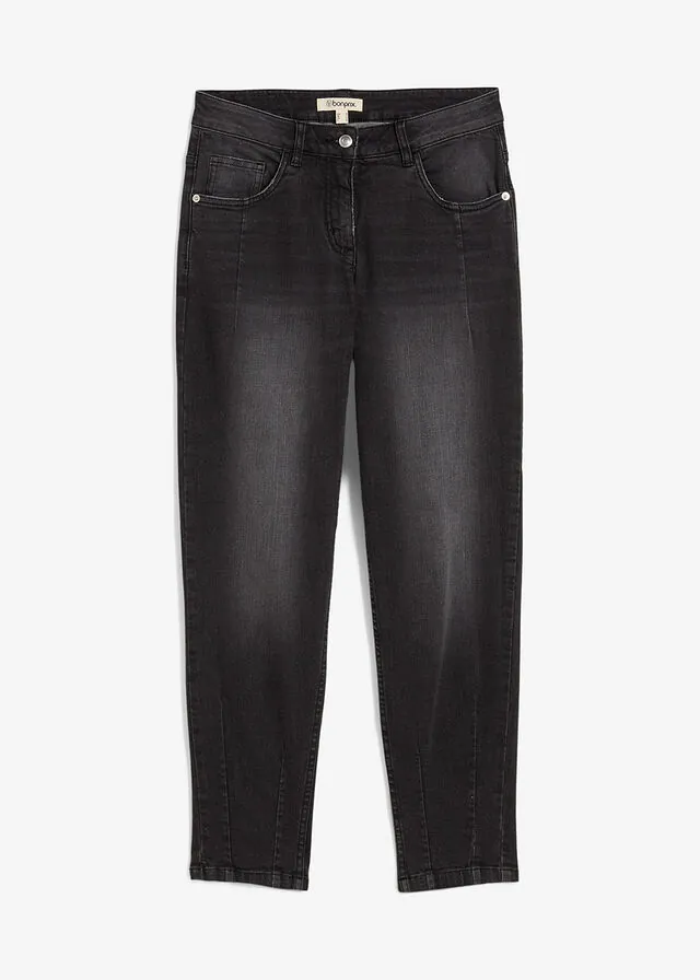 Vaqueros barrel, mid waist