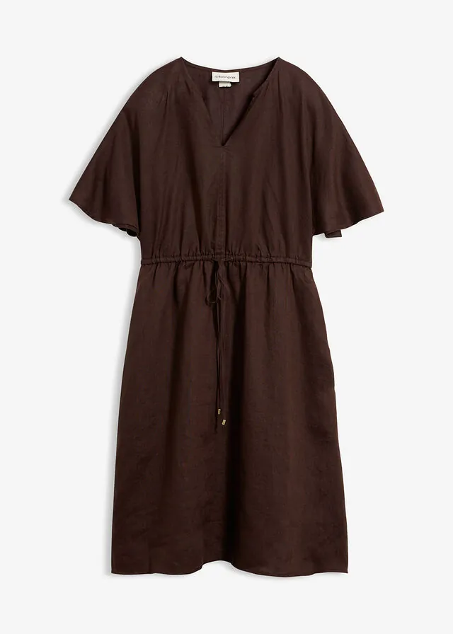 Vestido de lino puro
