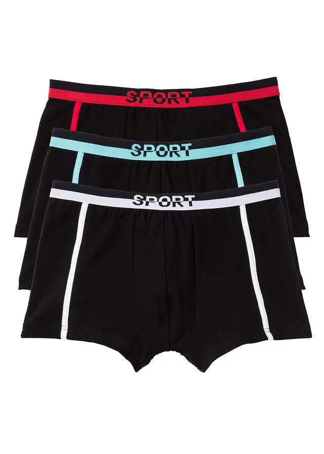 Pack de 3 calzoncillos bóxer ajustados