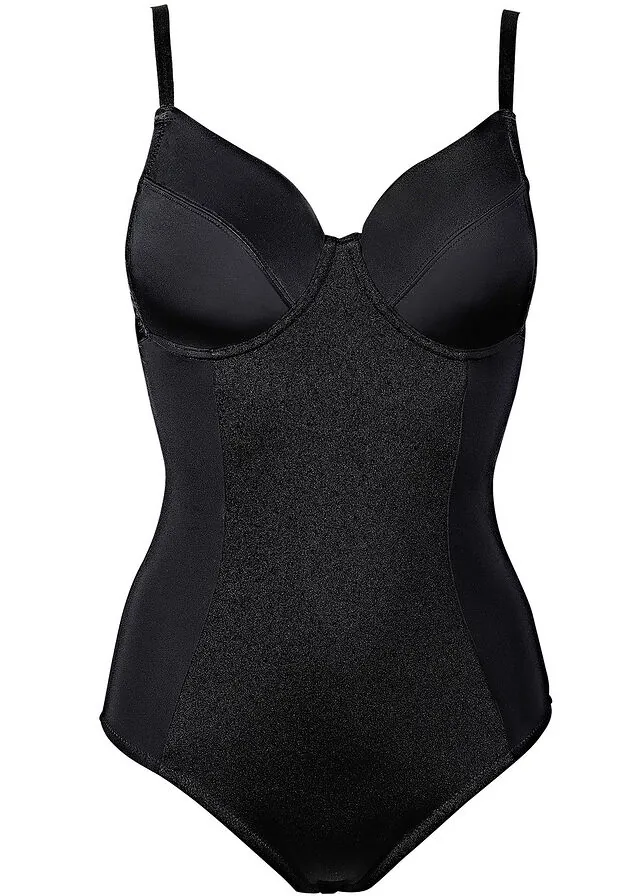 Body con efecto moldeador medio y aros
