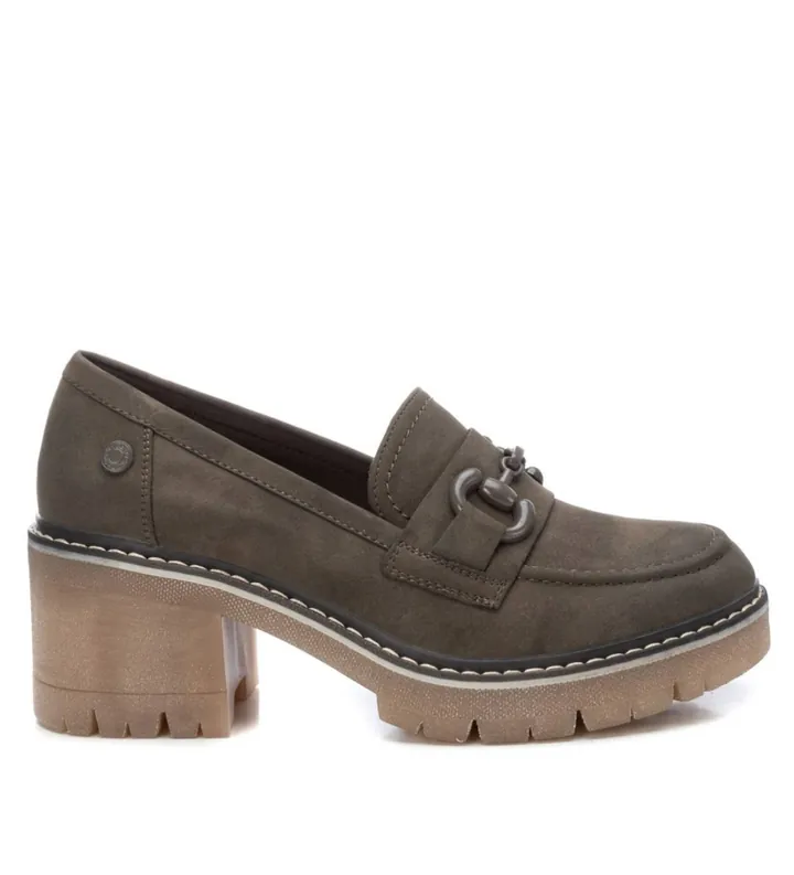 Refresh para mujer. 17141703-KAKI Mocasines 171417 kaki (37), 5 a 8cm, Ninguno, Casual, Verde, Imitación cuero, Clásico