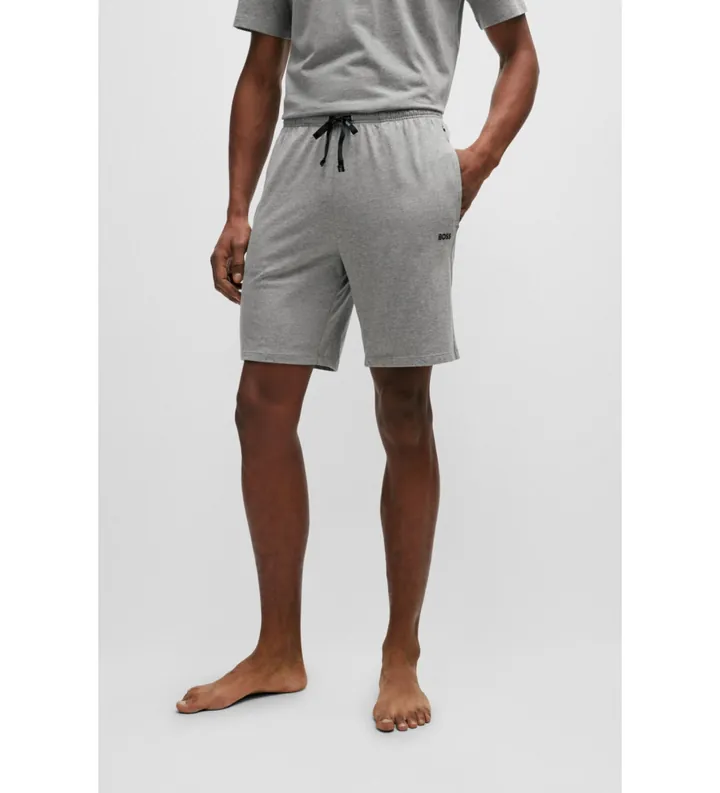 BOSS para hombre. 50515367 Pantalón Corto Mix&Match gris (L), Homewear, Algodón