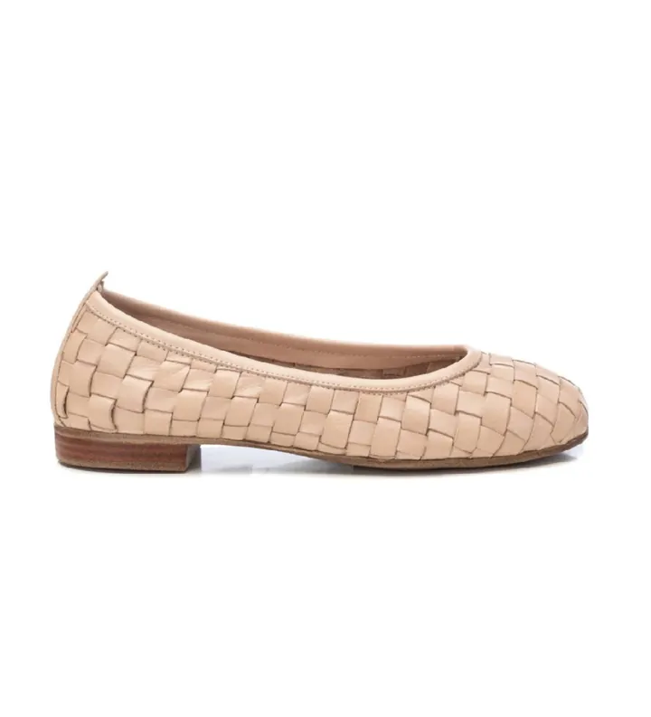 Carmela para mujer. 16166201-BEIGE Bailarinas 161662 beige (36), Piel, Marrón, Plano, Ninguno, Casual, Clásico